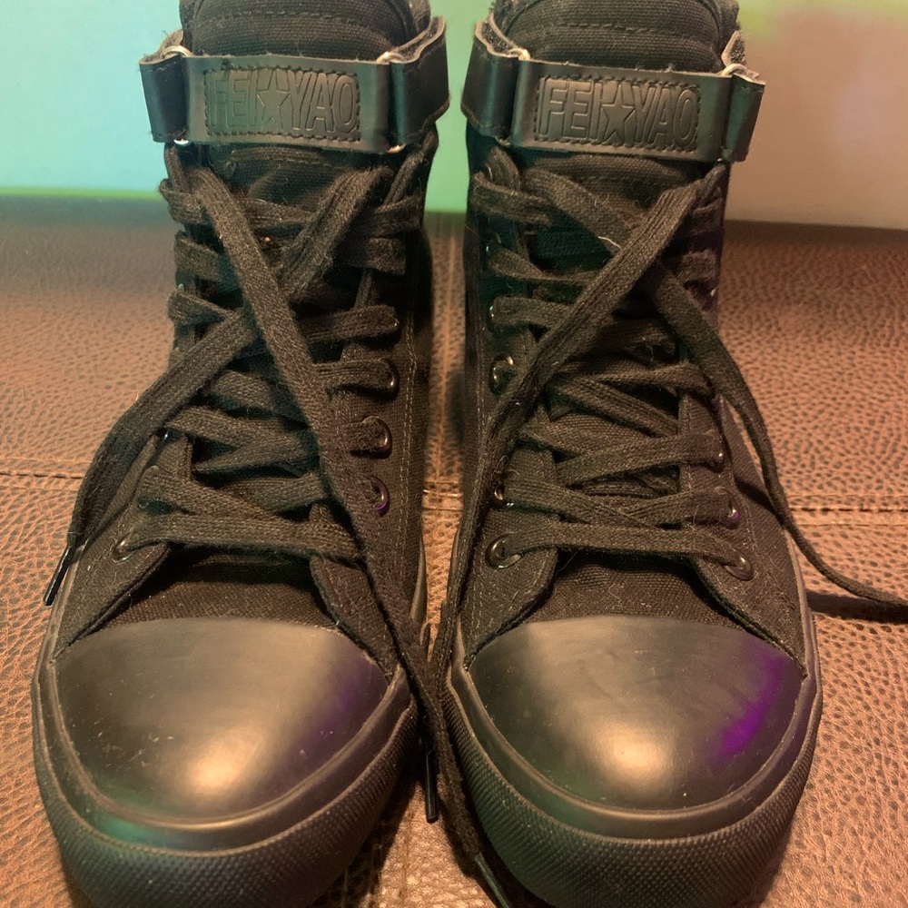 Women FEI⭐️YAO Demon Slayer High-Top Canvas Shoe Sneaker Size 43 US 10